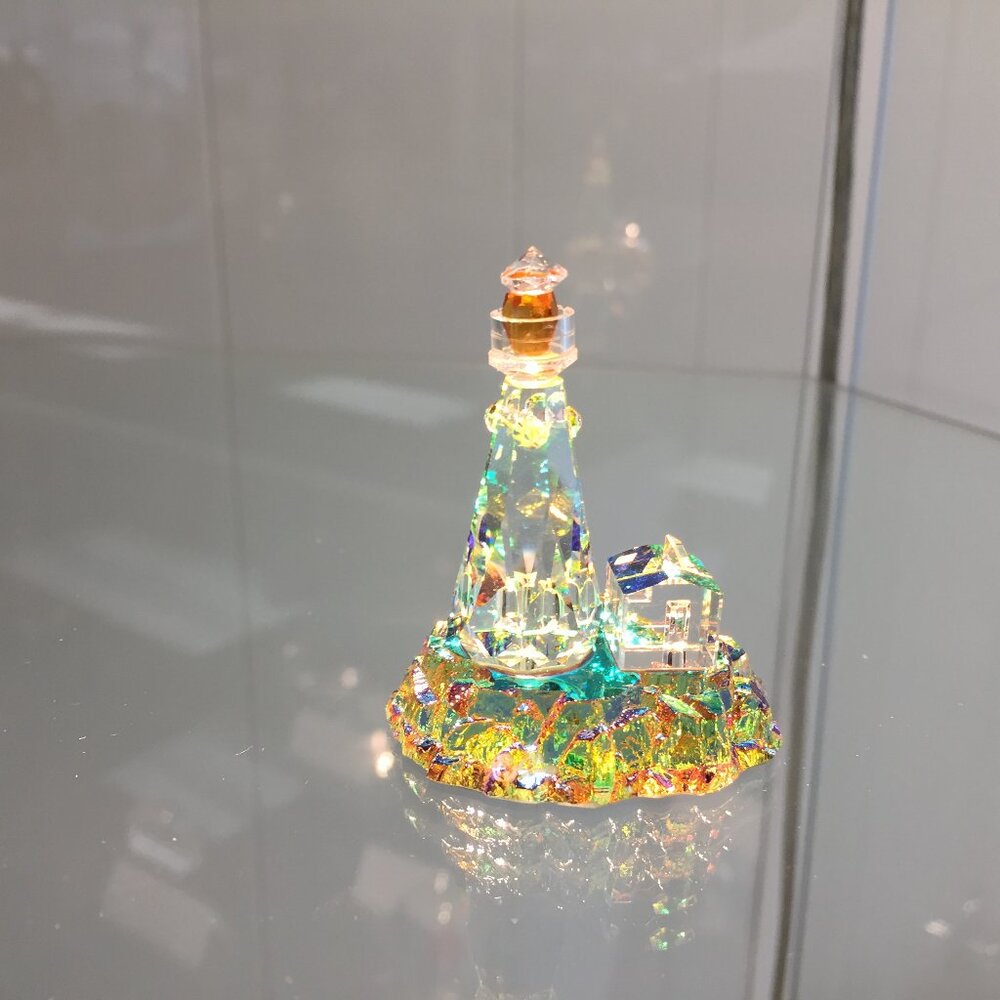 Harbor Lighthouse Crystal Figurine